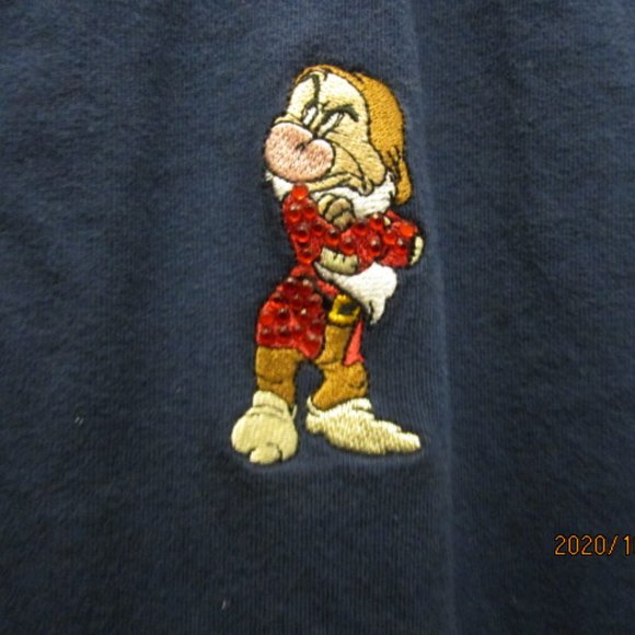 Disney Grumpy Sleeveless Polo Blue Size 2X - Picture 2 of 10